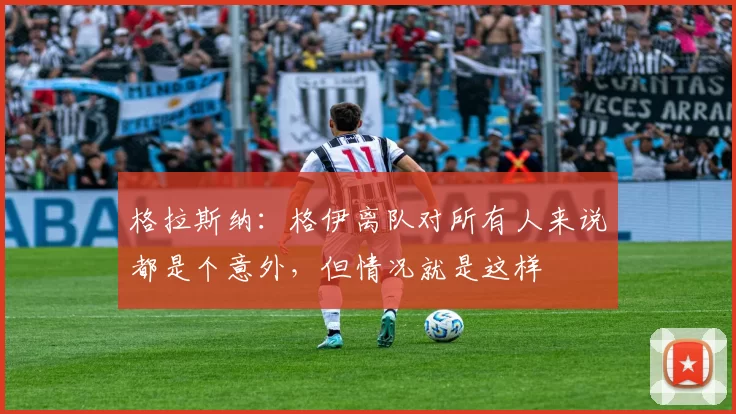 格拉斯纳：格伊离队对所有人来说都是个意外，但情况就是这样